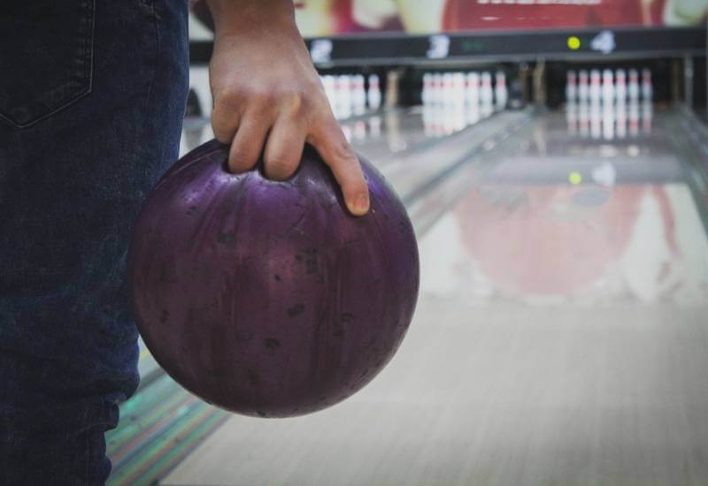 A bowling ball